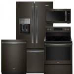 stainless black kitchen appliance package