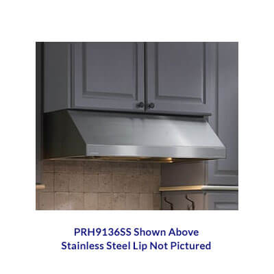 Vent-A-Hood PRH9136SS MIRROR SS LIP : Warners' Stellian