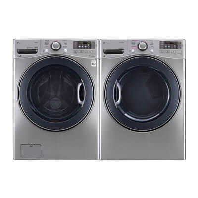 LG WM3770HVA 4.5 Cu. Ft. Front Load Washer - Graphite Steel