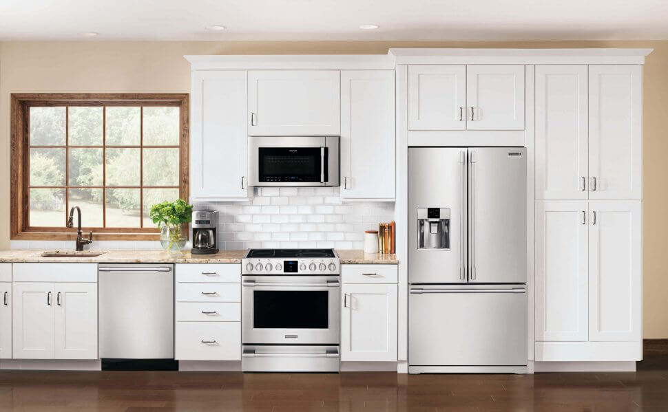 stainless steel appliances from Frigidaire