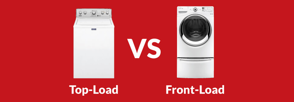 comparison between top load and front load washing machine